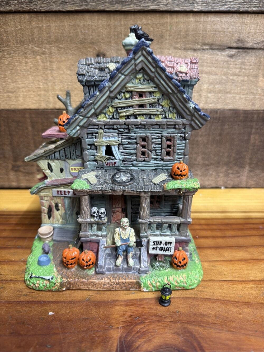 Lemax Spooky Town Creepy NEIGHBORHOOD HOUSE #75185 Halloween In Box